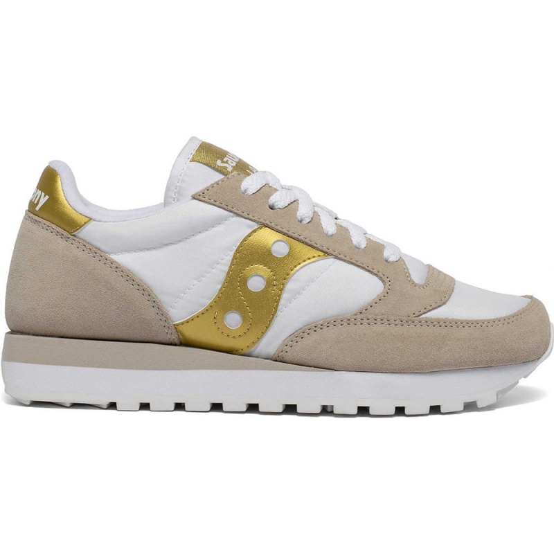 Saucony Jazz Original White/Gold | 136950-YBR