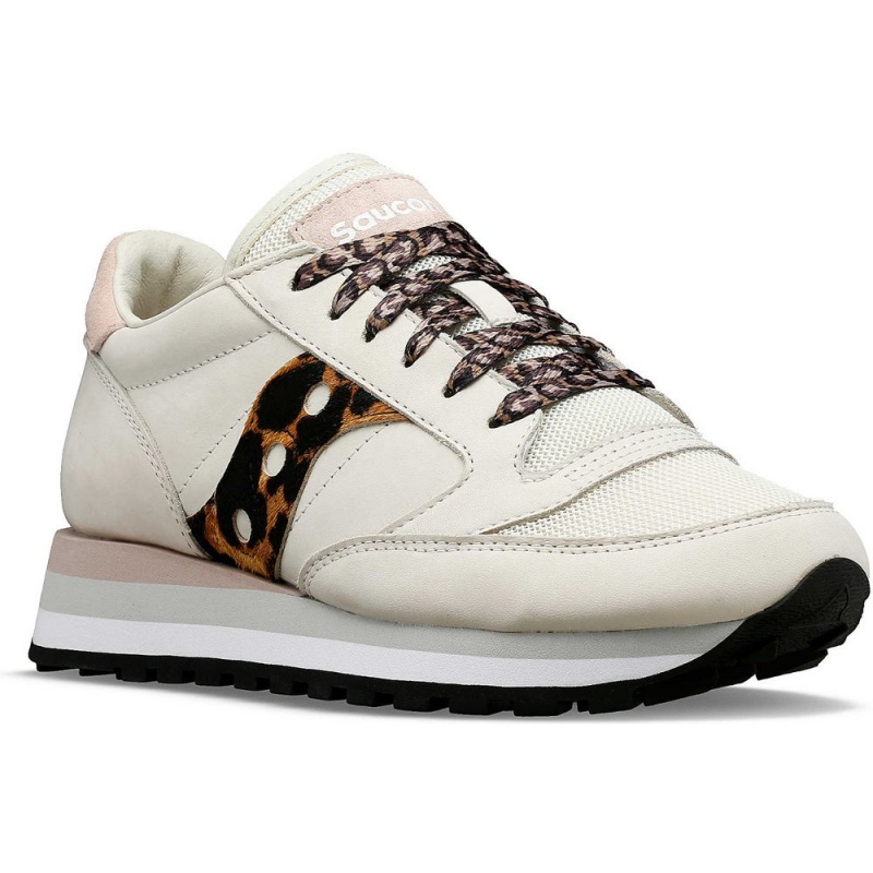 Saucony Jazz Triple Beige/Leopard | 476302-FBZ