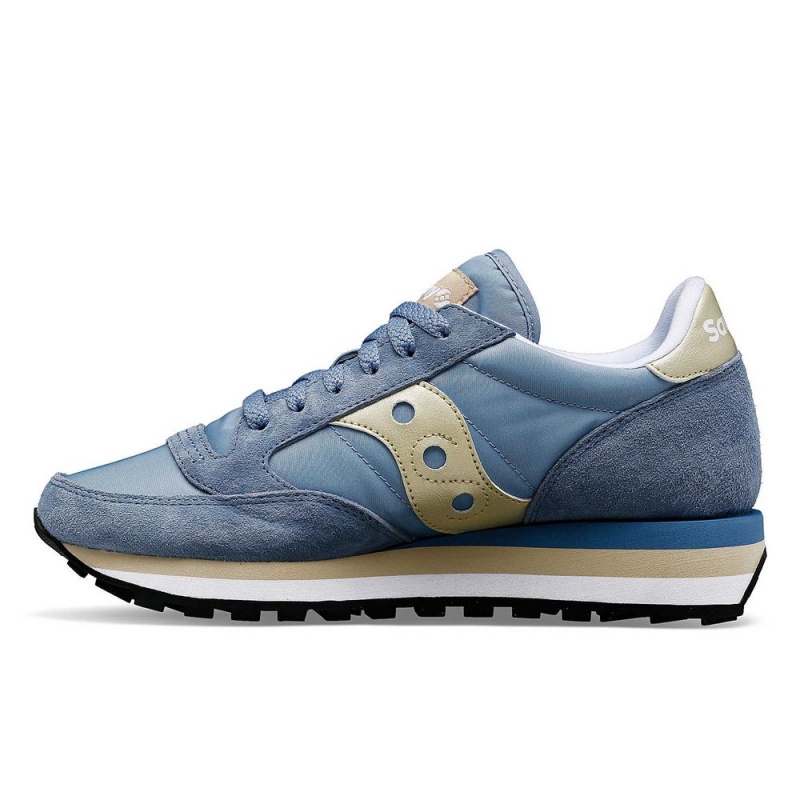 Saucony Jazz Triple Light Blue/Gold | 527416-DTI