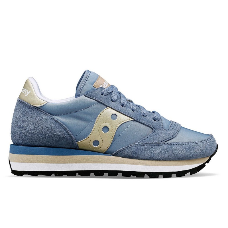 Saucony Jazz Triple Light Blue/Gold | 527416-DTI