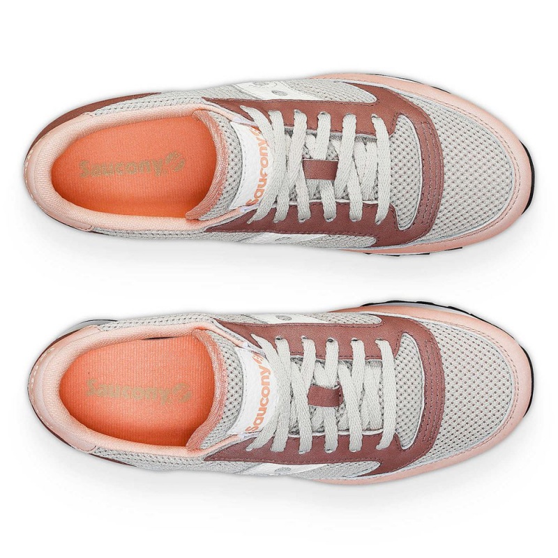 Saucony Jazz Triple Light Grey/Pink | 931682-ZPR