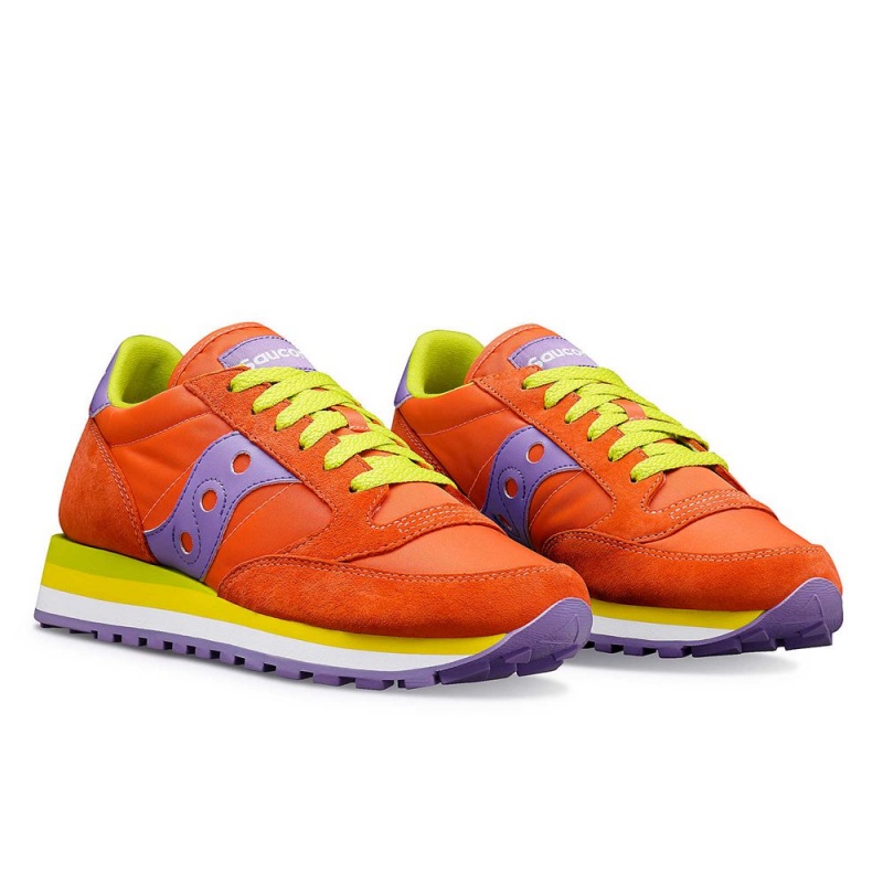 Saucony Jazz Triple Orange/Lilac | 028169-WQS