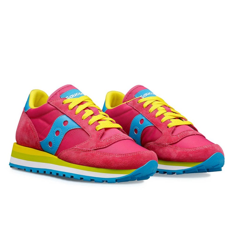 Saucony Jazz Triple Pink/Light Blue | 230856-IHS