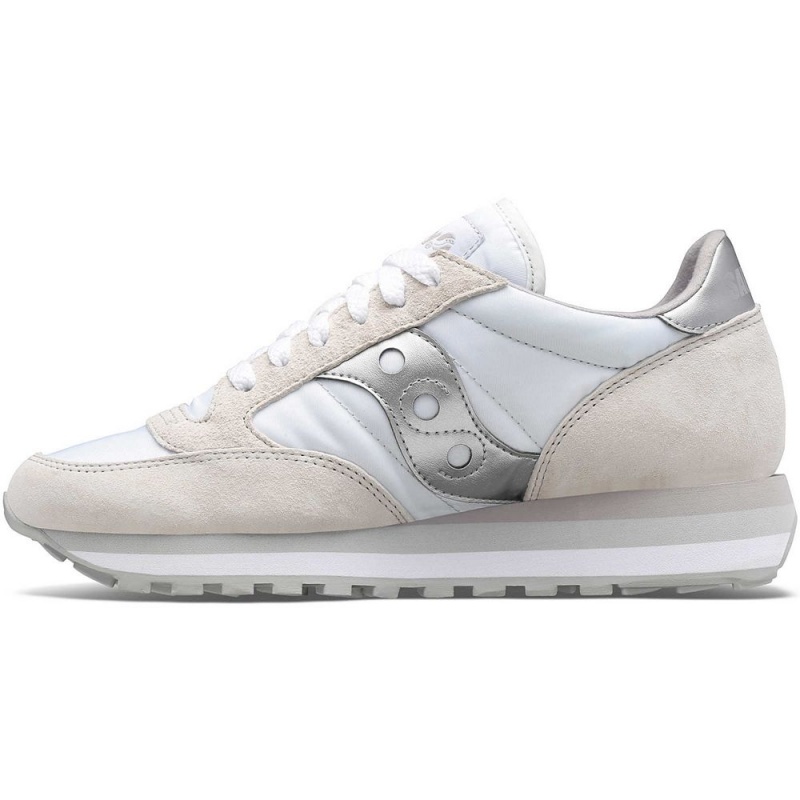 Saucony Jazz Triple White/Silver | 625309-HBW