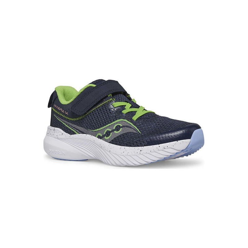 Saucony Kinvara 14 A/C Sneaker Navy/Green | 210569-LTW