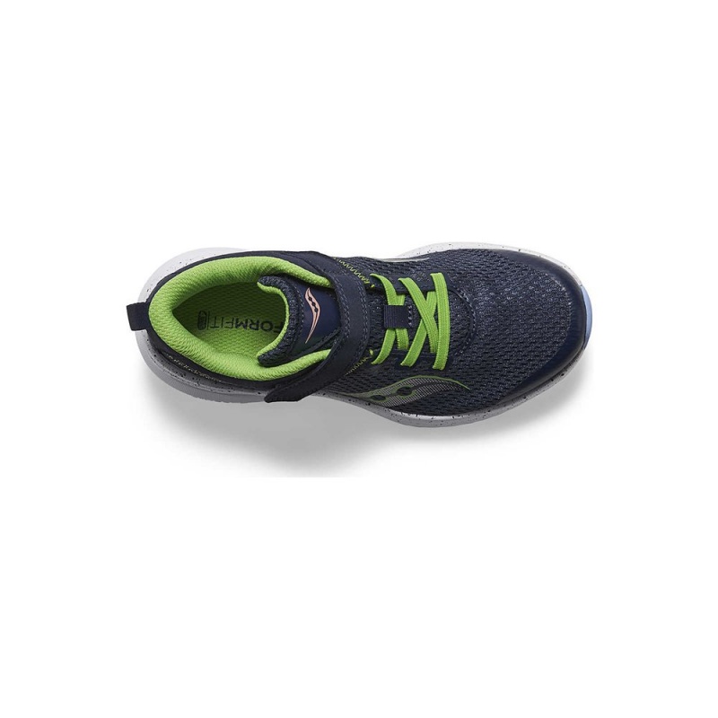 Saucony Kinvara 14 A/C Sneaker Navy/Green | 210569-LTW