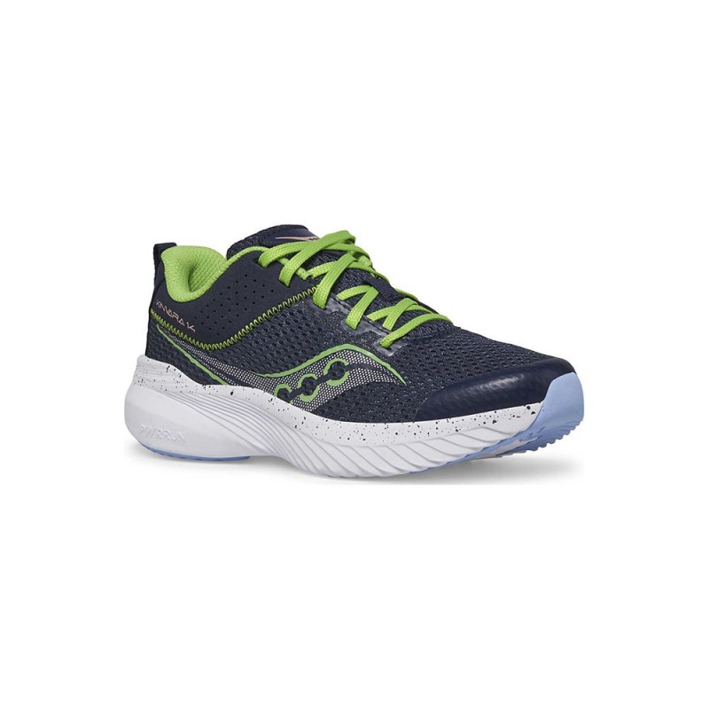 Saucony Kinvara 14 Sneaker Navy/Green | 908735-NMC