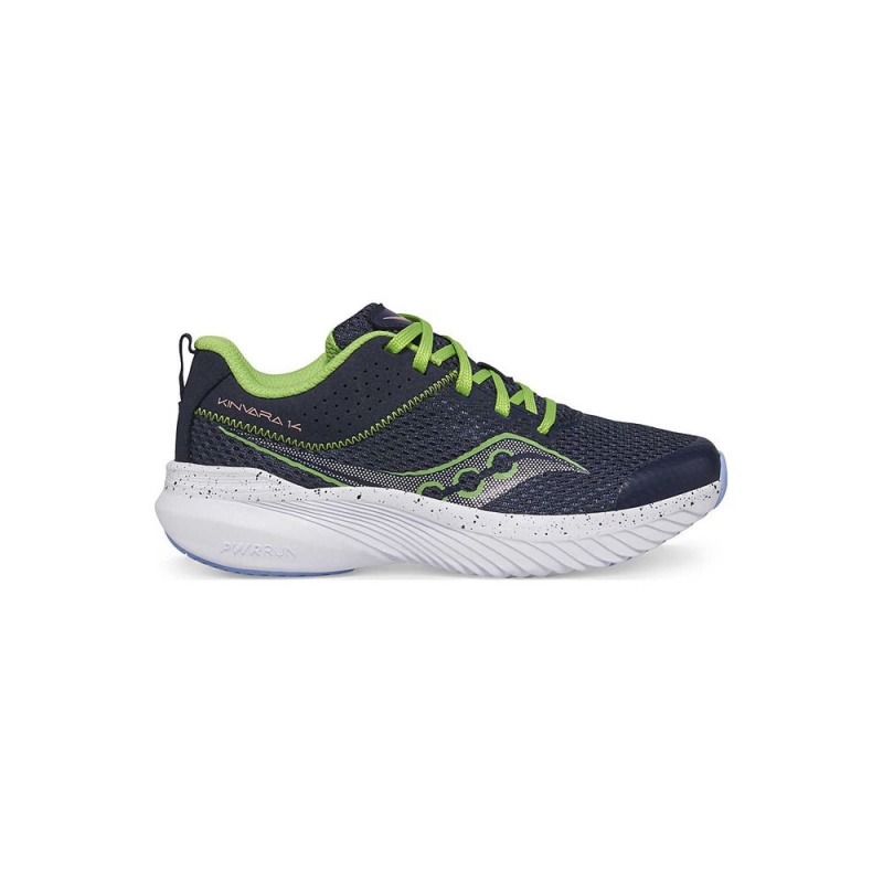 Saucony Kinvara 14 Sneaker Navy/Green | 908735-NMC