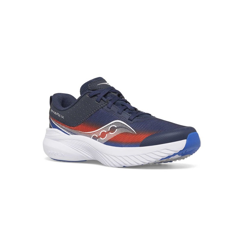 Saucony Kinvara 14 Sneaker Navy/Red | 951087-OVJ