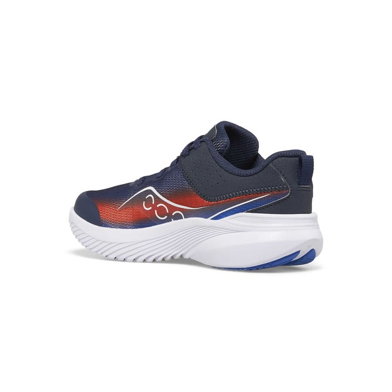 Saucony Kinvara 14 Sneaker Navy/Red | 951087-OVJ