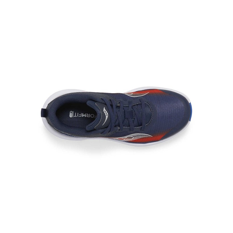 Saucony Kinvara 14 Sneaker Navy/Red | 951087-OVJ