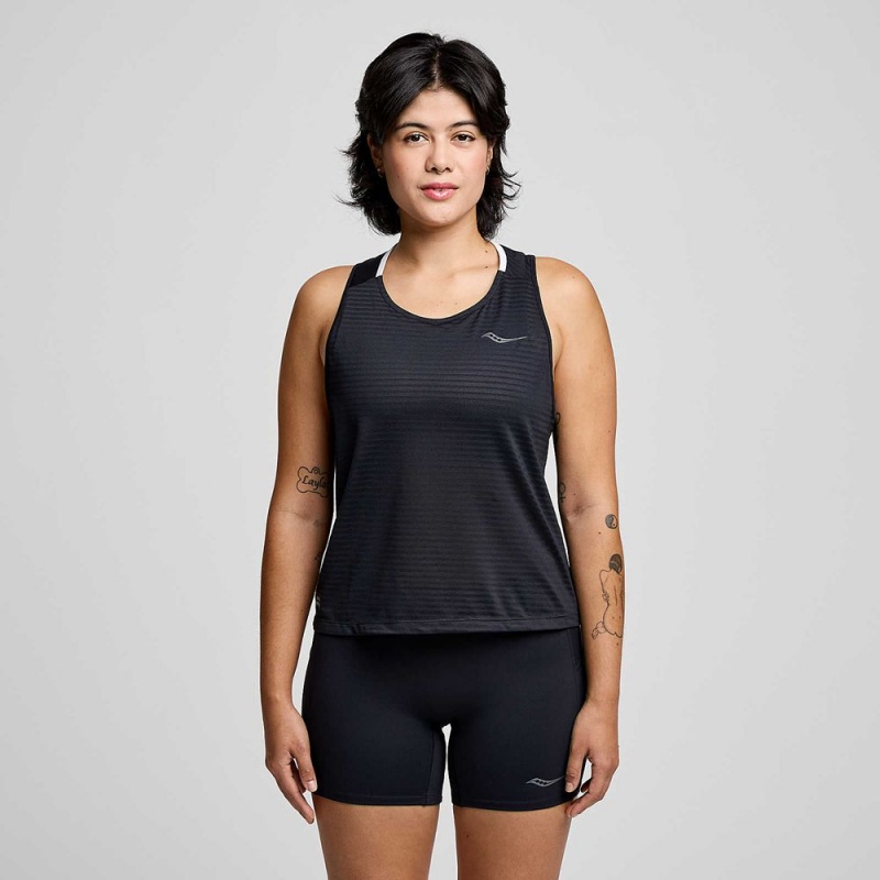 Saucony Kinvara Tank Black | 810657-YCG