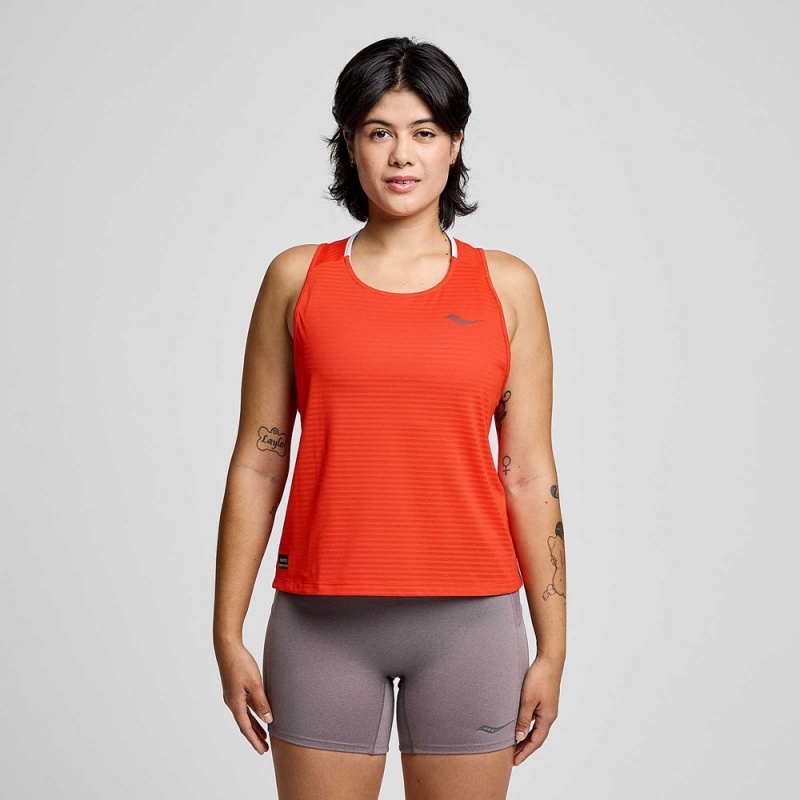 Saucony Kinvara Tank Infrared | 608914-QGM