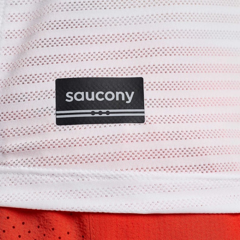 Saucony Kinvara Tank White | 490371-VSF