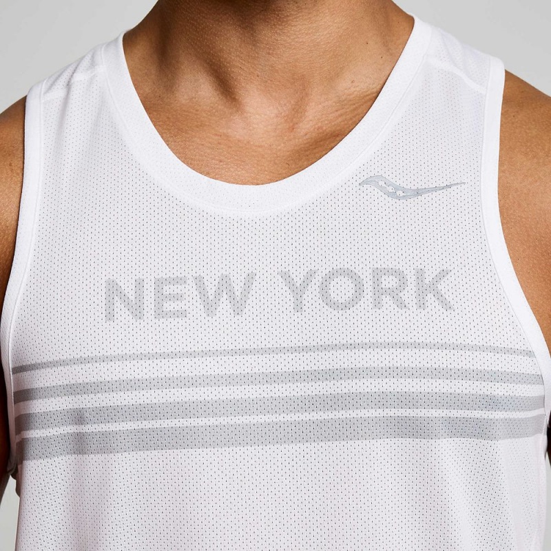 Saucony New York Stopwatch Singlet New York 2023 | 834921-WYH