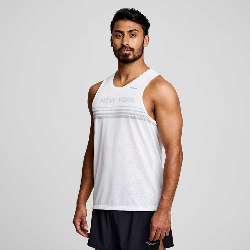 Saucony New York Stopwatch Singlet New York 2023 | 834921-WYH