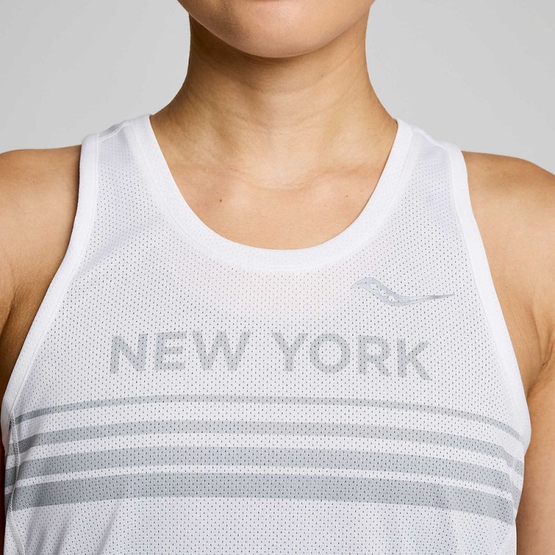 Saucony New York Stopwatch Singlet New York 2023 | 325180-XVK