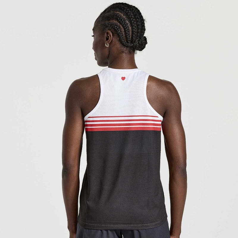 Saucony Nyc Stopwatch Singlet New York 2022 | 579146-PVQ