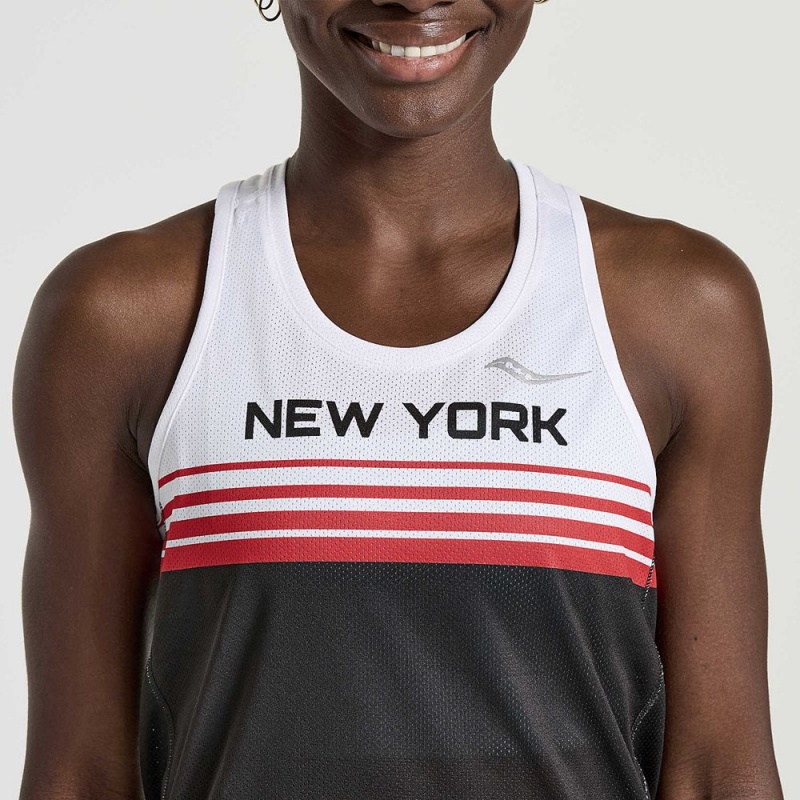 Saucony Nyc Stopwatch Singlet New York 2022 | 579146-PVQ