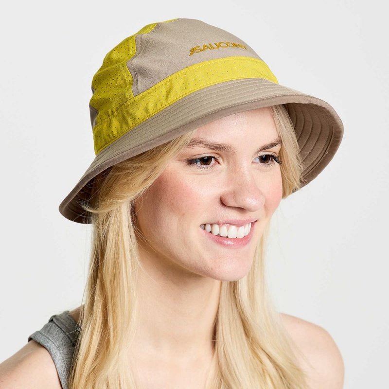 Saucony Outpace Bucket Hat Pewter | 318426-POX