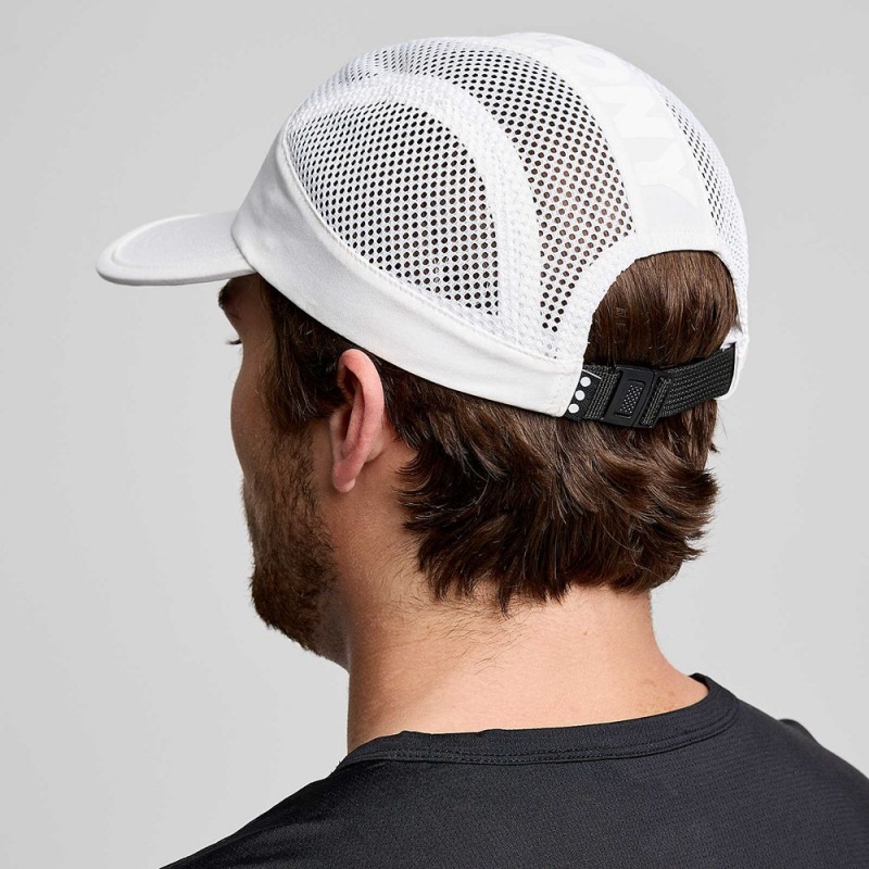 Saucony Outpace Foamie Hat White Graphic | 249130-CWQ