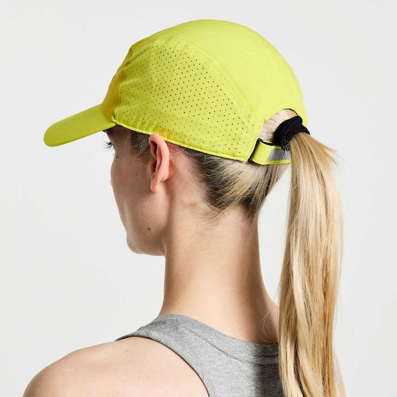 Saucony Outpace Hat Citron | 249058-RFM