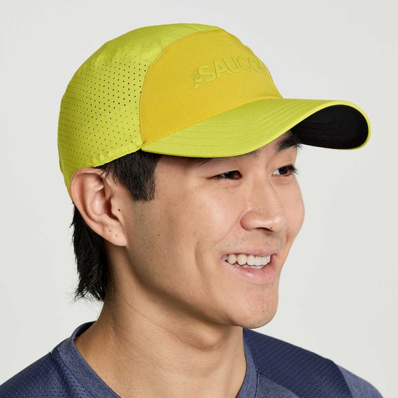 Saucony Outpace Hat Citron | 249058-RFM