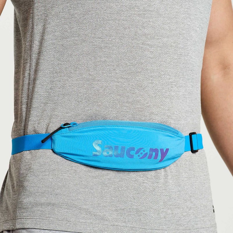 Saucony Outpace Run Belt Azure | 145860-UFQ