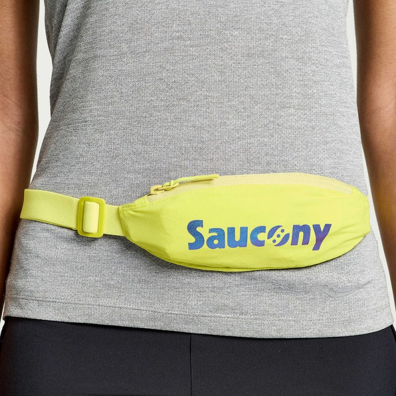 Saucony Outpace Run Belt Citron | 829054-YGR