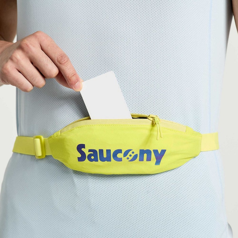 Saucony Outpace Run Belt Citron | 829054-YGR