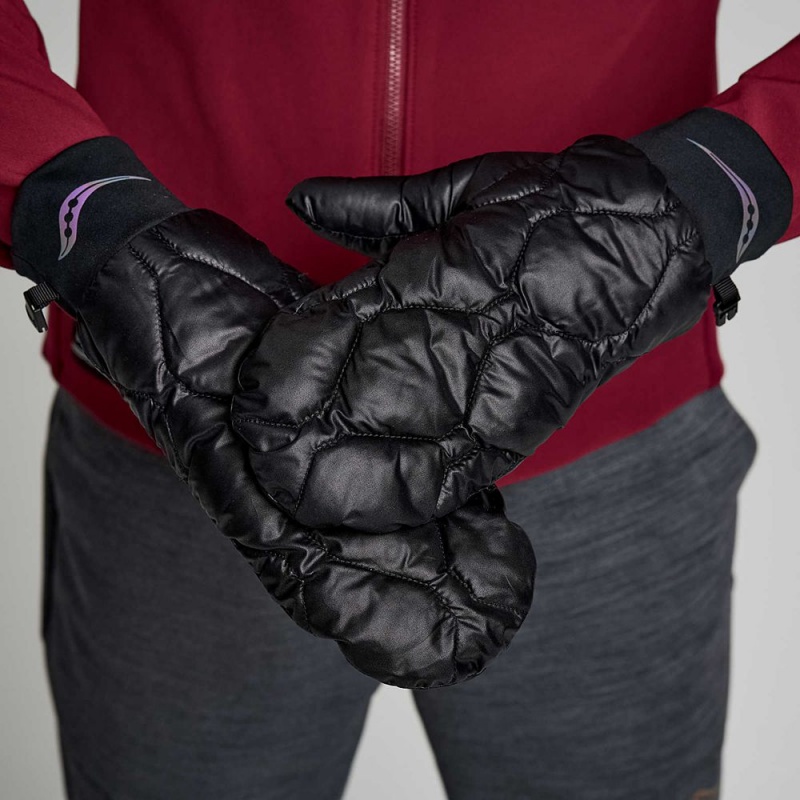 Saucony Oysterpuff Mitt Black | 091273-DMH