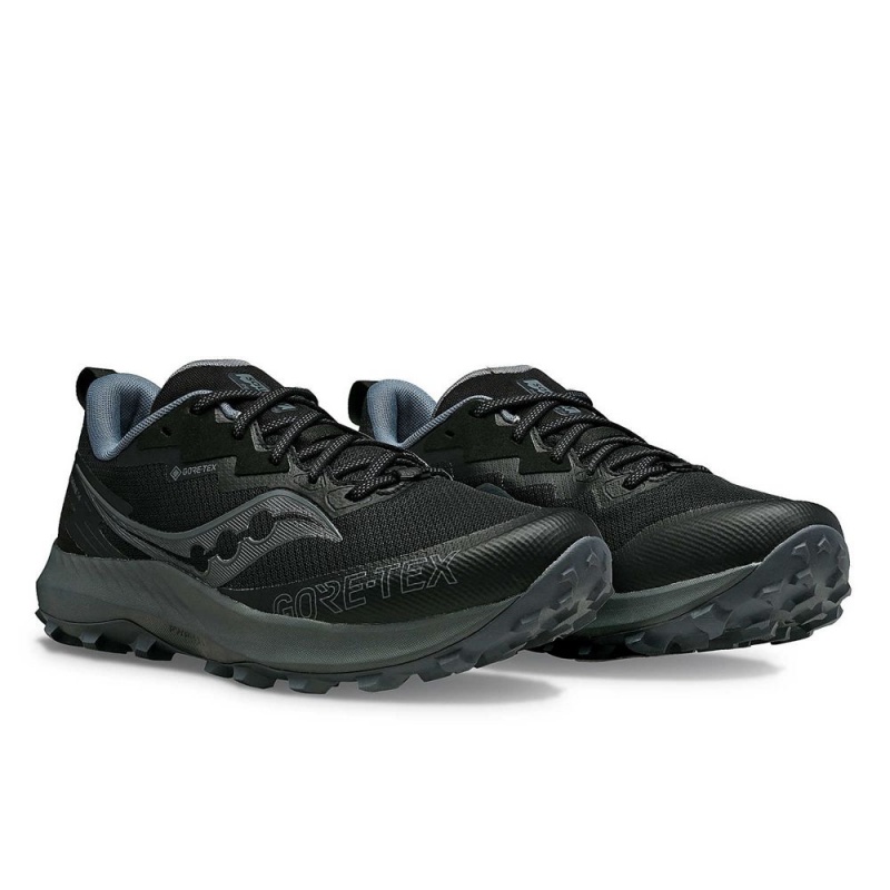 Saucony Peregrine 14 Gtx Black/Carbon | 914580-JTQ