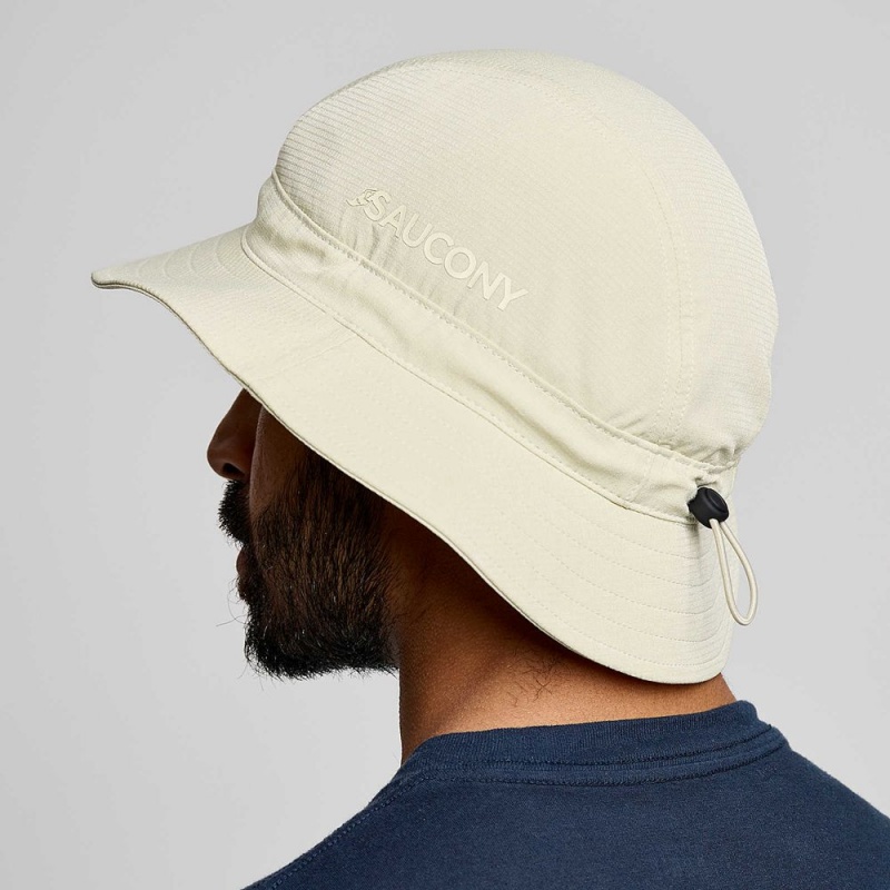 Saucony Peregrine Bucket Hat Stone | 417508-QLI