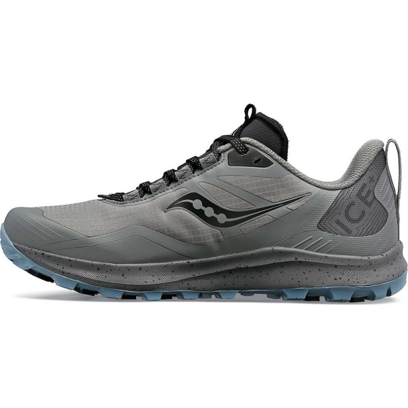 Saucony Peregrine Ice+ 3 Gravel/Black | 850674-DEW