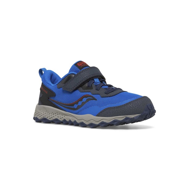 Saucony Peregrine Kdz A/C Sneaker Blue/Black | 672015-DTM