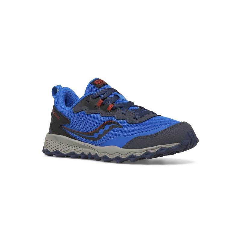 Saucony Peregrine Kdz Sneaker Blue/Black | 163928-ILR