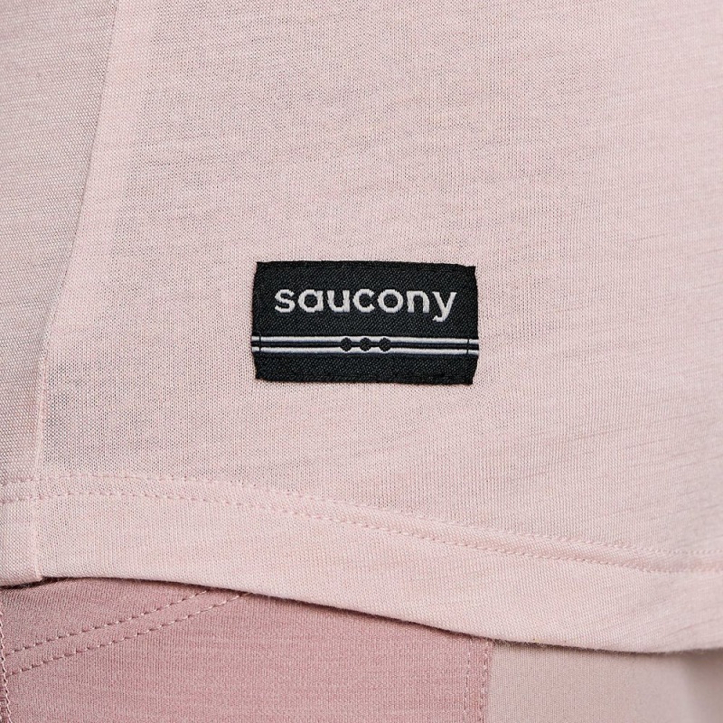 Saucony Peregrine Merino Long Sleeve Smoke Heather | 276183-JGT