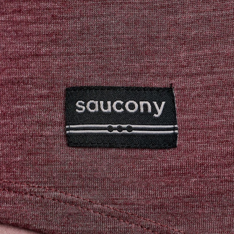 Saucony Peregrine Merino Long Sleeve Sundown Heather | 768950-BCN