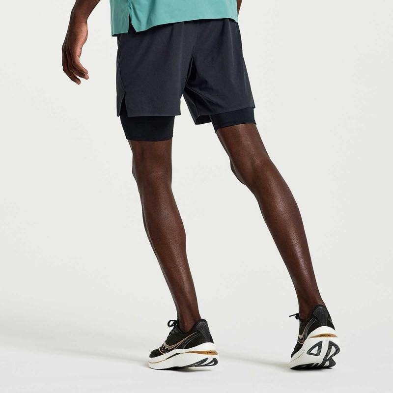 Saucony Pinnacle 2-In-1 Short Black | 930482-YRW