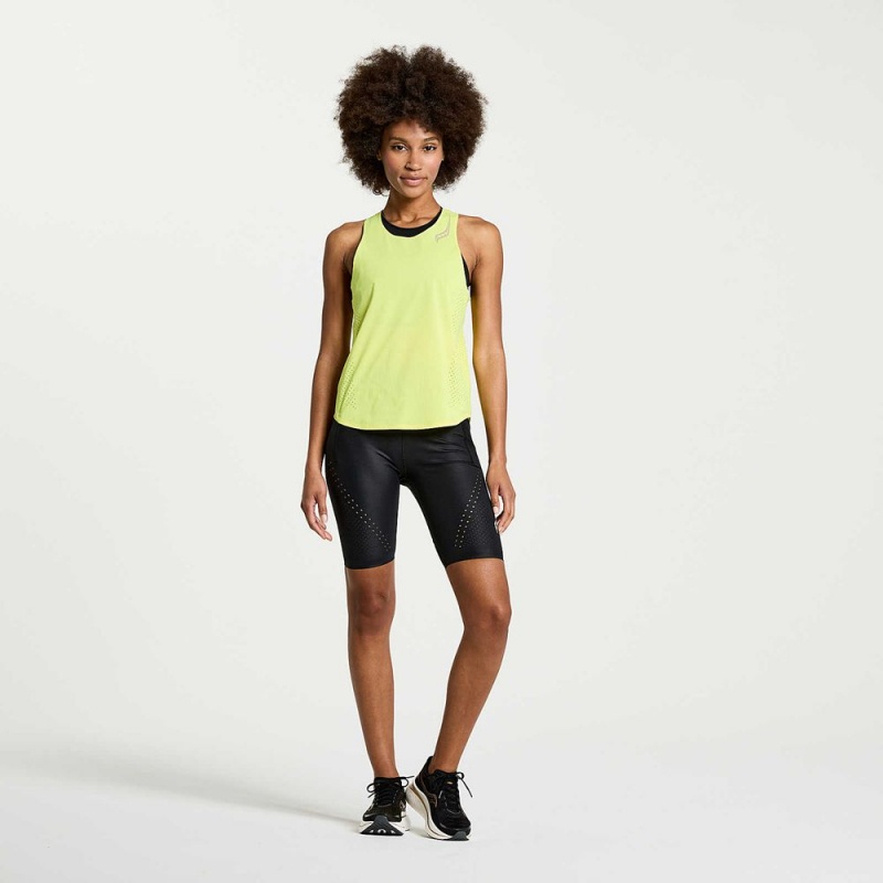 Saucony Pinnacle Tank Citron | 523768-MJF