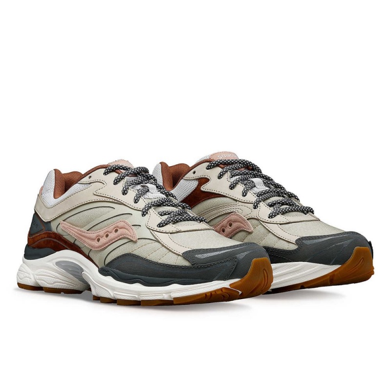 Saucony Progrid Omni 9 Secure Tan/Grey/Brown | 814276-ODN