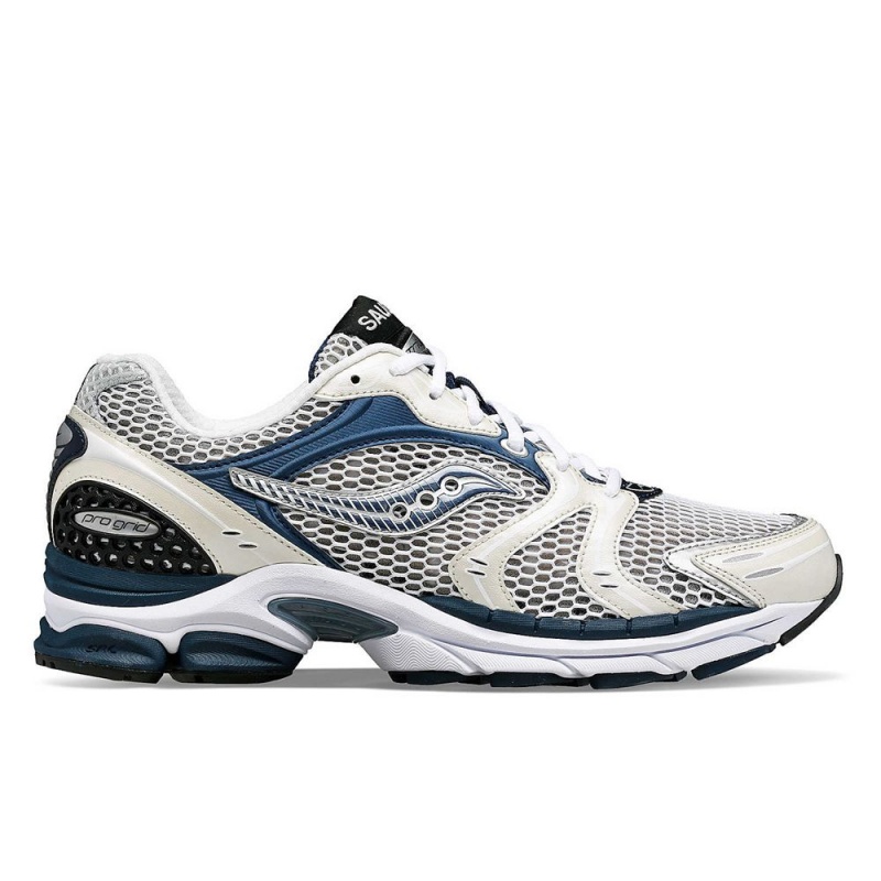 Saucony Progrid Triumph 4 White/Navy | 367815-YKW