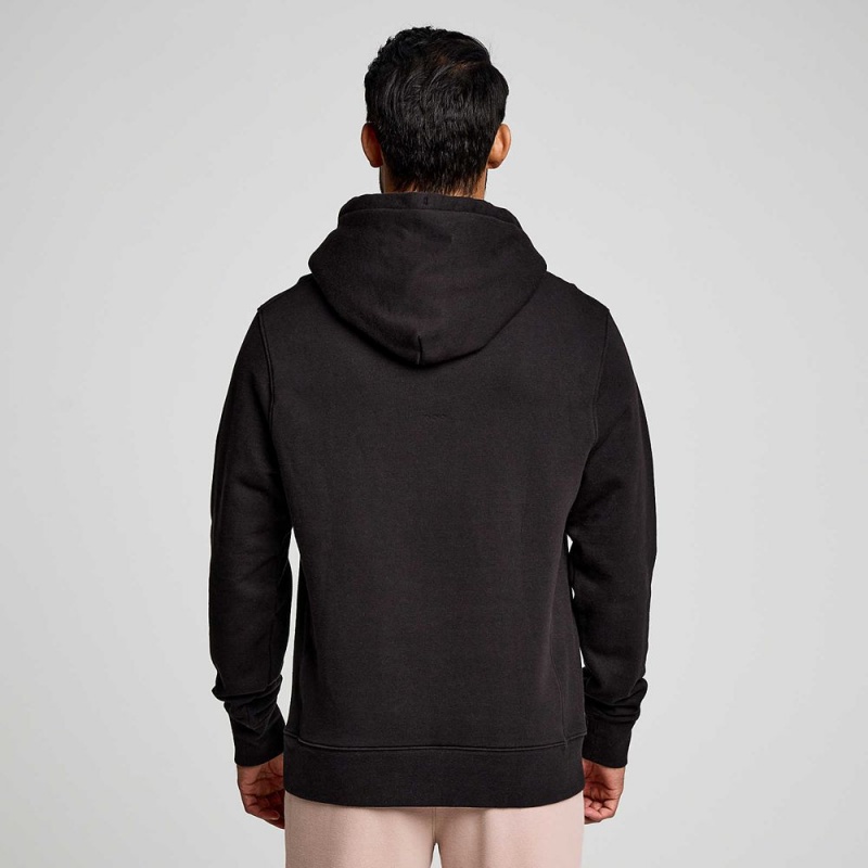 Saucony Recovery Hoody Black Graphic | 896271-YFA