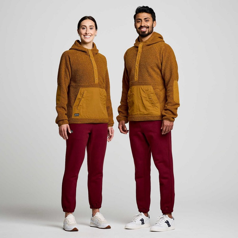 Saucony Recovery Sherpa Pullover Bronze | 129860-YCL