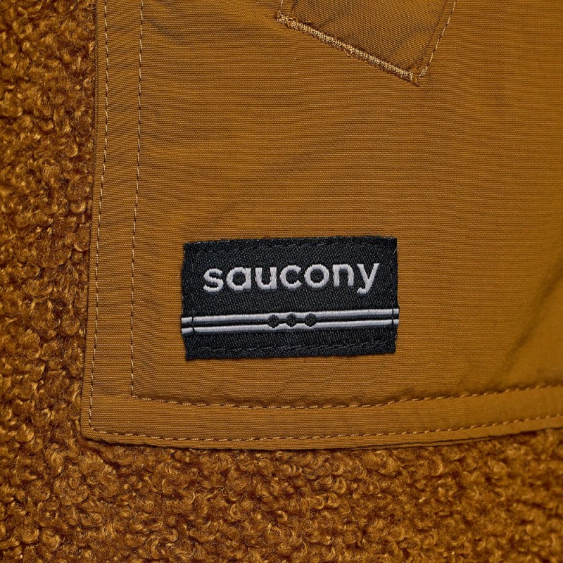 Saucony Recovery Sherpa Pullover Bronze | 413579-LPX