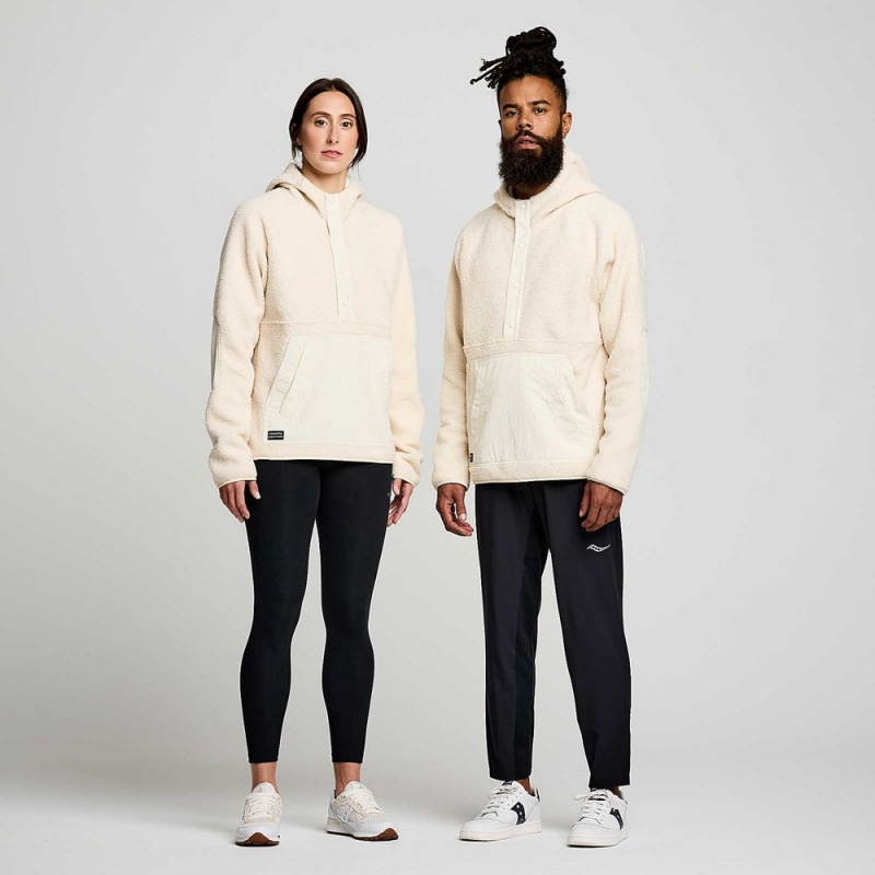 Saucony Recovery Sherpa Pullover Linen | 596018-SDP