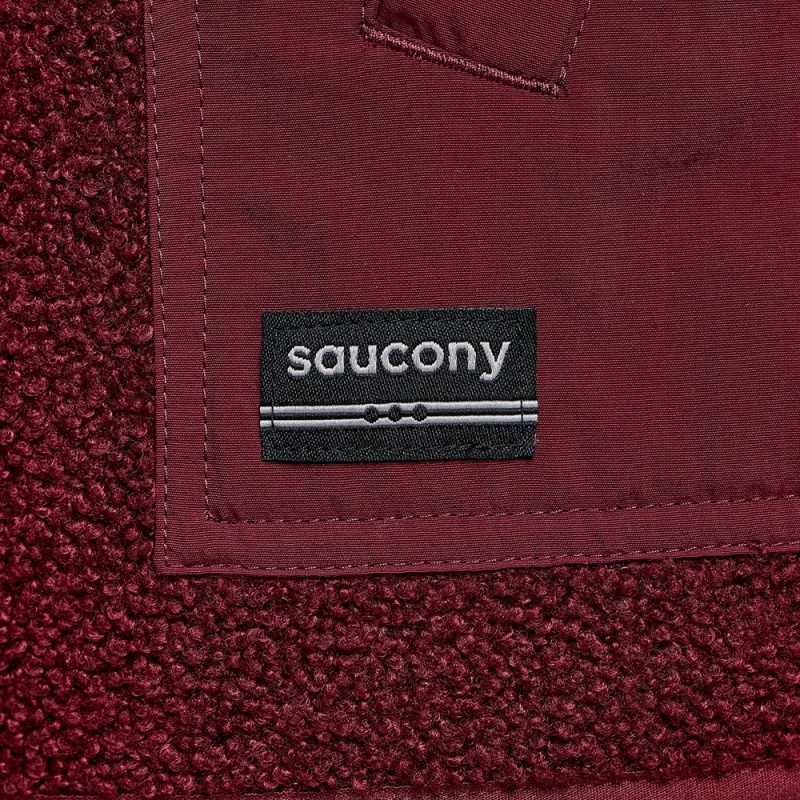 Saucony Recovery Sherpa Pullover Sundown | 810923-KFS