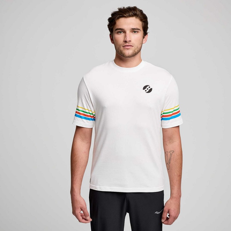 Saucony Recovery Short Sleeve Saucony Ivy Prep Stripe | 758346-UQC