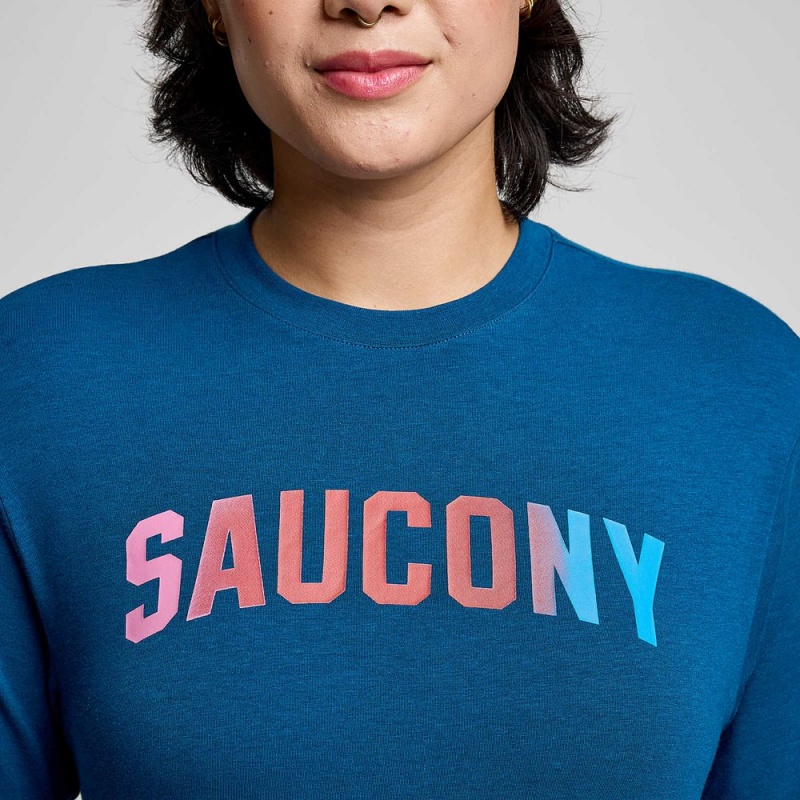 Saucony Recovery Short Sleeve Soothe Graphic | 643897-EKX