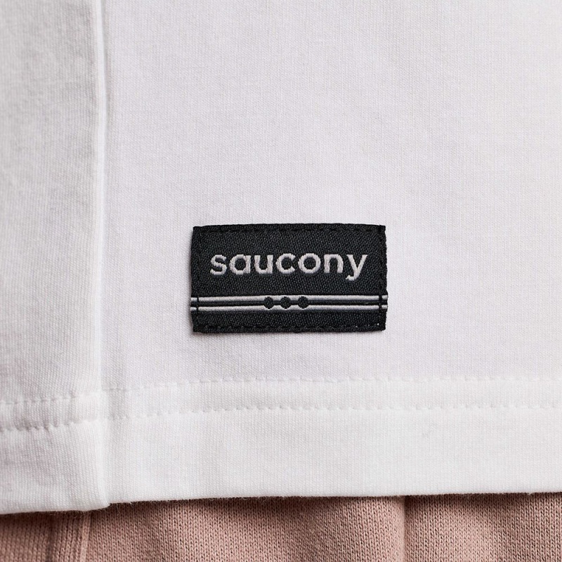 Saucony Recovery Short Sleeve White Graphic | 372140-JXM